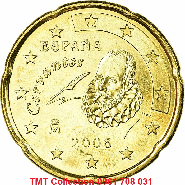 Xu Spain-Tây Ban Nha 20 Euro Cent 1999-2006