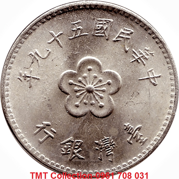 Xu Taiwan-Đài Loan 1 New Dollar 1960-1980