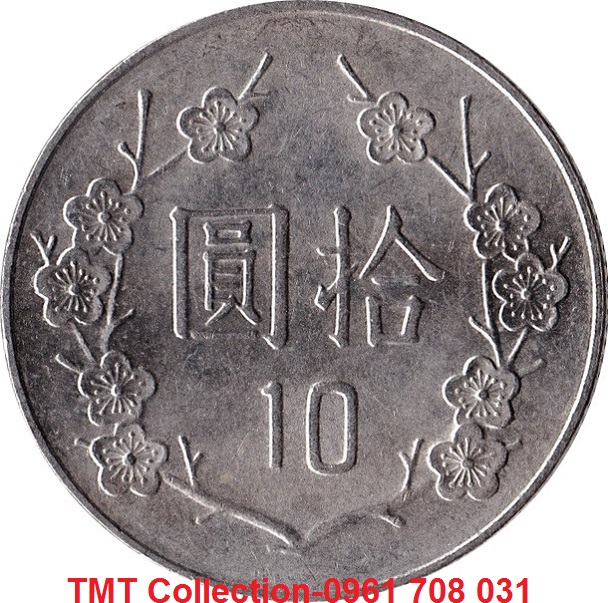 Xu Taiwan-Đài Loan 10 New Dollars 1981-2010