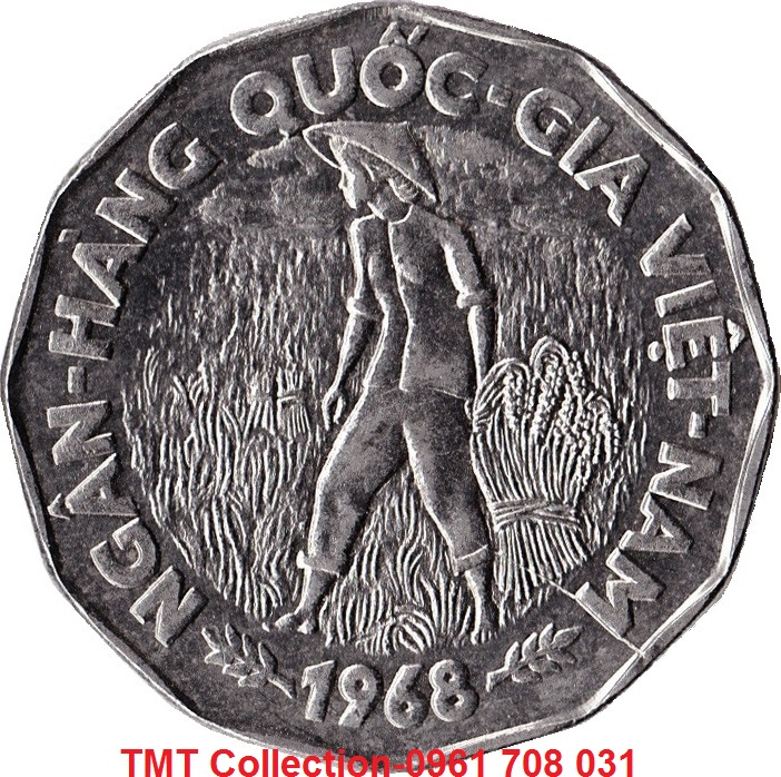 Xu Việt Nam Cộng Hòa 20 Đồng 1968