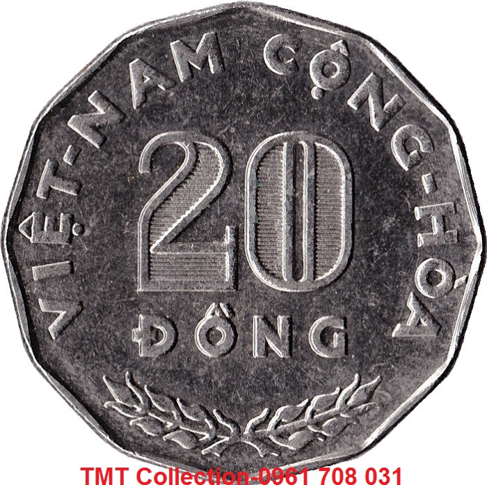 Xu Việt Nam Cộng Hòa 20 Đồng 1968