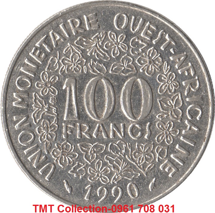Xu West African States-Tây Phi 100 Francs 1967-2009