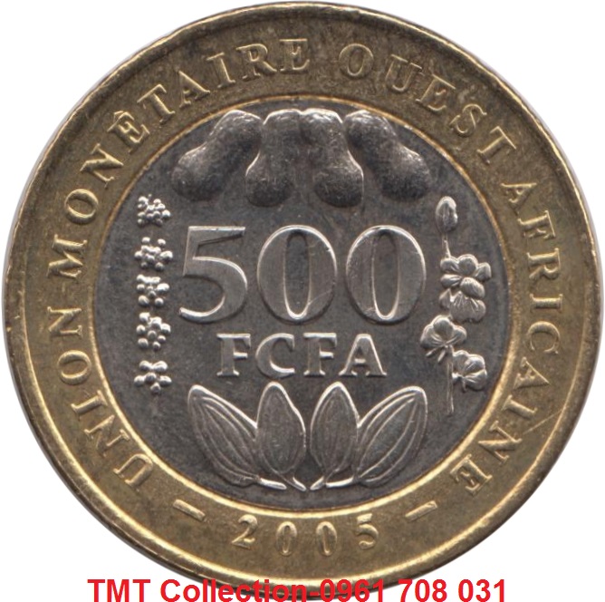 Xu West African States - Tây Phi 500 Francs CFA 2003-2010