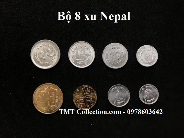 Bộ 8 xu Nepal - TMT Collection.com