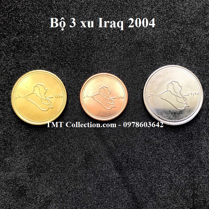 Bộ 3 xu Iraq 2004​​​​​​​ - TMT Collection.com