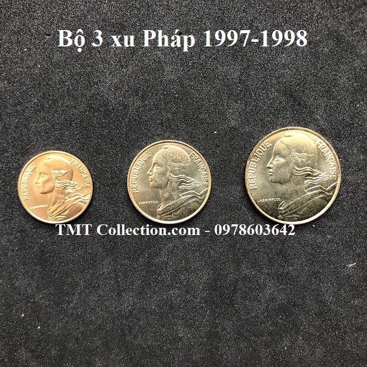 Bộ 3 xu Pháp 1997-1998 - TMT Collection.com