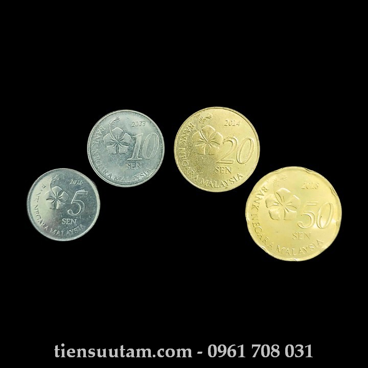 Mặt Trước Bộ 4 Xu Malaysia 2004 - 2010
