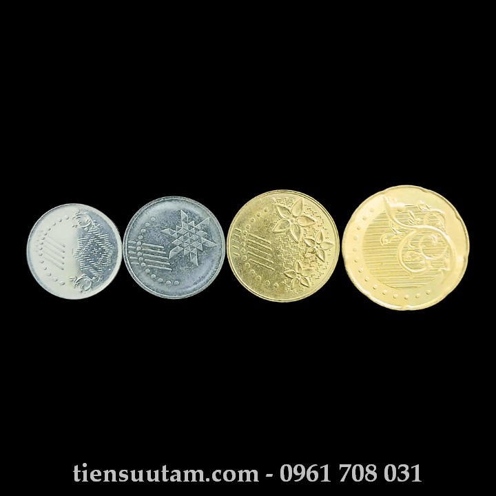 Mặt Sau Bộ 4 Xu Malaysia 2004 - 2010