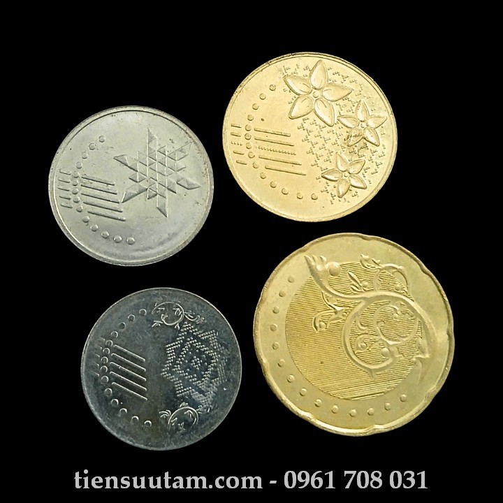 Mặt Sau Bộ 4 Xu Malaysia 2004 - 2010