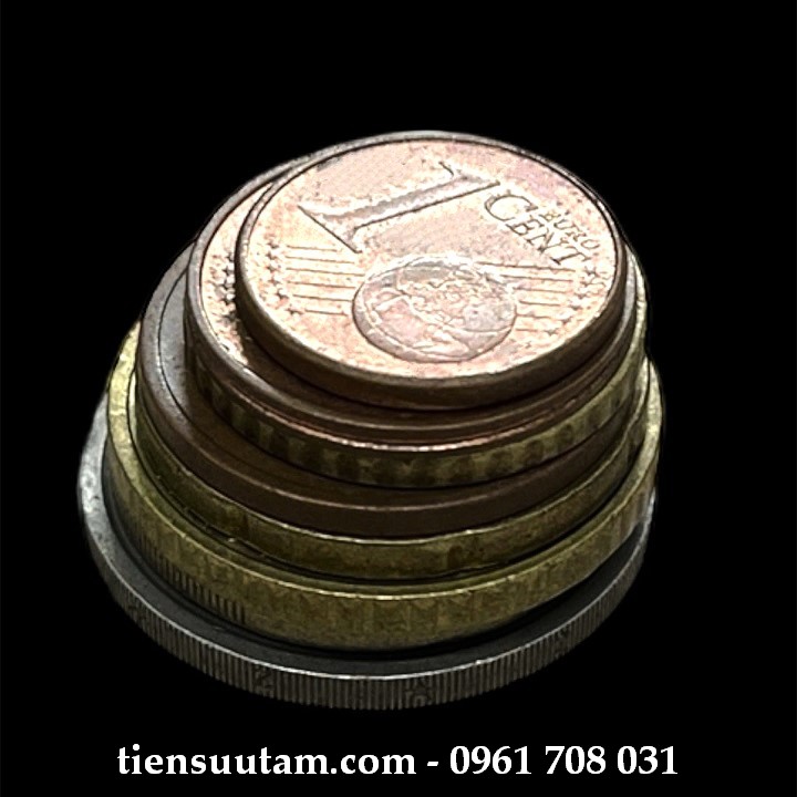 Mặt Trước Bộ 8 Xu Euro