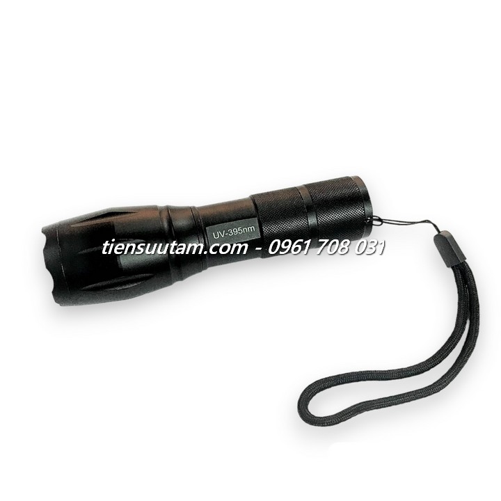 Đèn pin UV 395nm soi tiền giả thu nhỏ phóng to