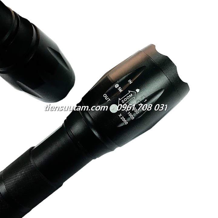 Đèn pin UV 395nm soi tiền giả thu nhỏ phóng to