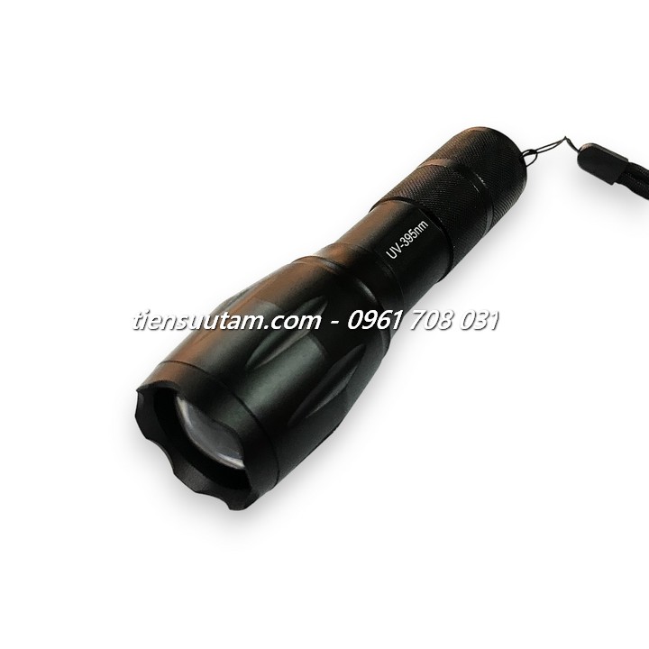 Đèn pin UV 395nm soi tiền giả thu nhỏ phóng to