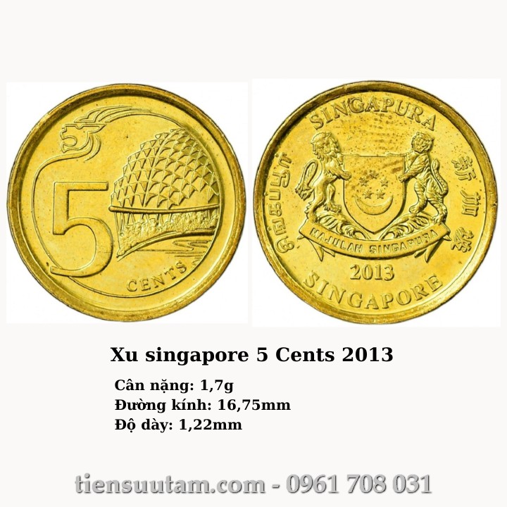 Xu Singapore 5 dollar 2013