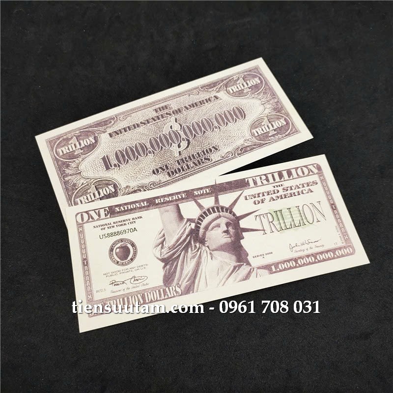 Tiền play money 1000 tỷ usd Mỹ mệnh giá khủng