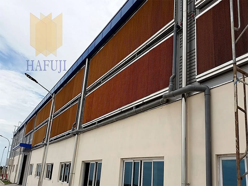Ứng dụng tấm làm mát nhà xưởng trong thực tế