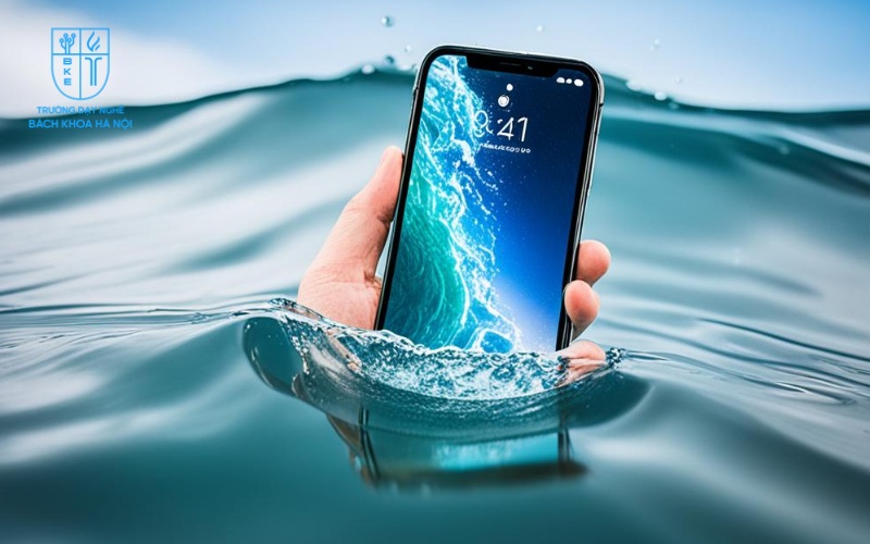 Ngay khi điện thoại rơi xuống, bạn hãy lấy điện thoại ra khỏi nước với tốc độ nhanh chóng nhất