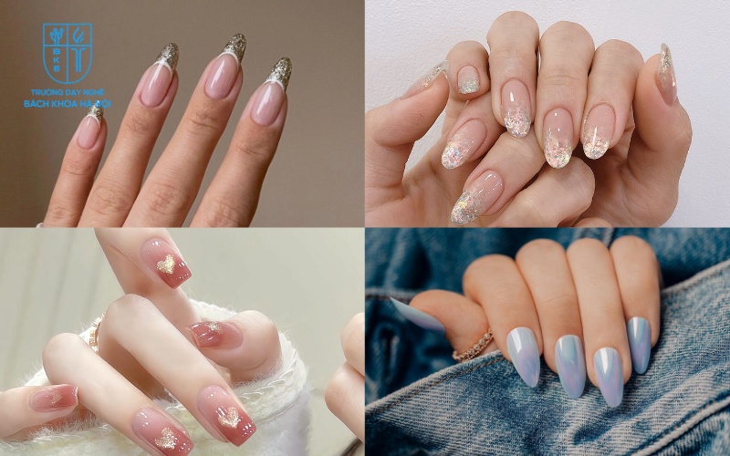 Mẫu nail chụp kỷ yếu phù hợp những ai yêu thích phong cách sang chảnh, kiêu sa