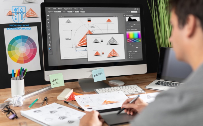 Nghề thiết kế đồ họa là nghề hot, dễ kiếm thêm việc ngoài