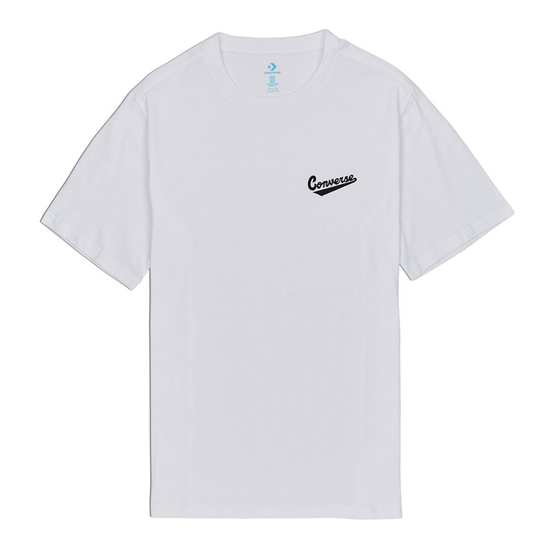 Áo Converse Left Chest Logo Tee - White - 10018252102
