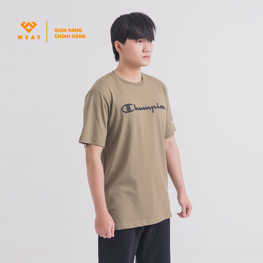 Áo Champion EU Crewneck Tshirt - Green - 214747CTG