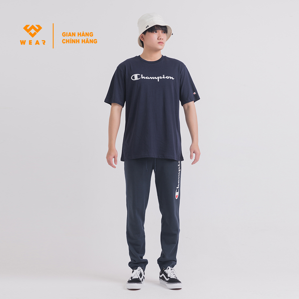 Áo Champion EU Crewneck Tshirt - Navy - 214747NNY