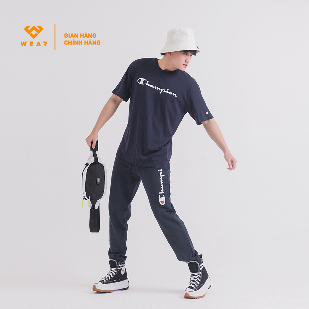 Áo Champion EU Crewneck Tshirt - Navy - 214747NNY