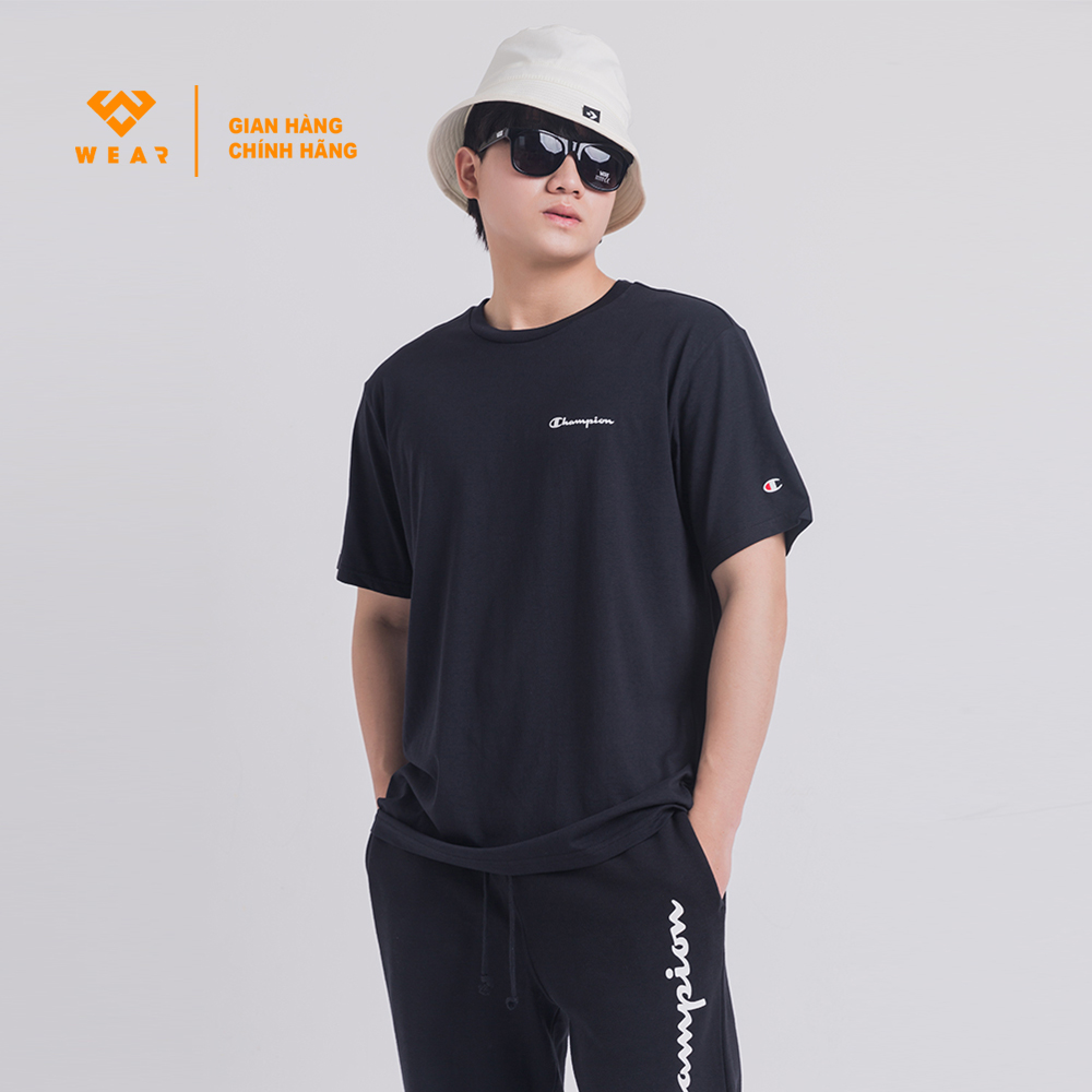 Áo Champion EU Crewneck Tshirt - Black - 214755NBK