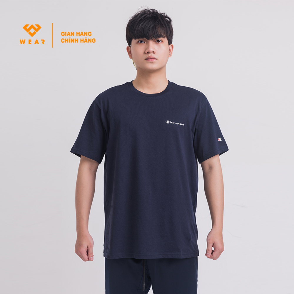 Áo Champion EU Crewneck Tshirt - Navy - 214755NNY