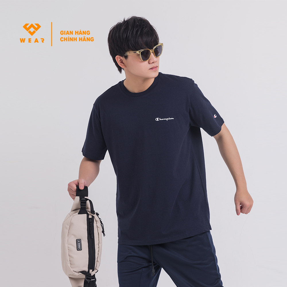 Áo Champion EU Crewneck Tshirt - Navy - 214755NNY