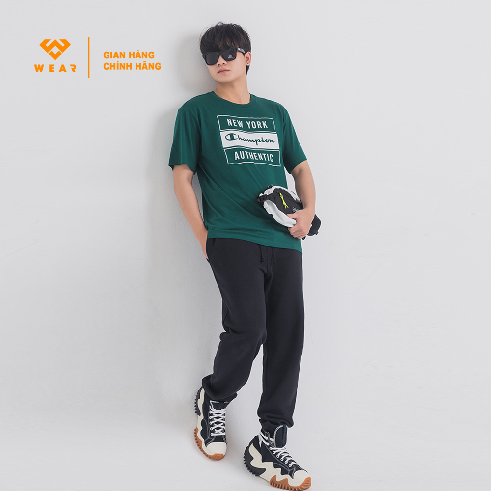 Áo Champion EU Crewneck Tshirt - Green - 216606HLG