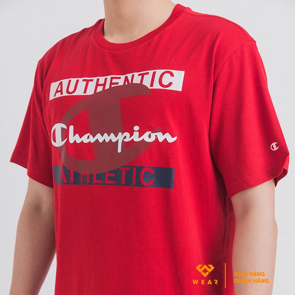 Áo Champion EU Crewneck Tshirt - Red - 216606HTR
