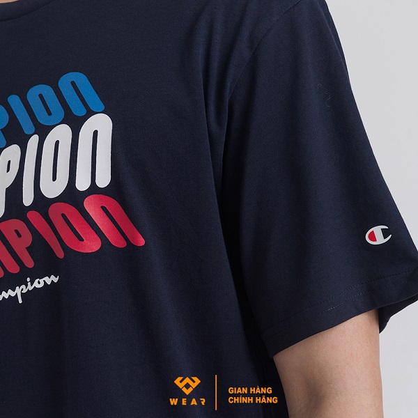 Áo Champion EU Crewneck Tshirt - Navy - 216643NNY