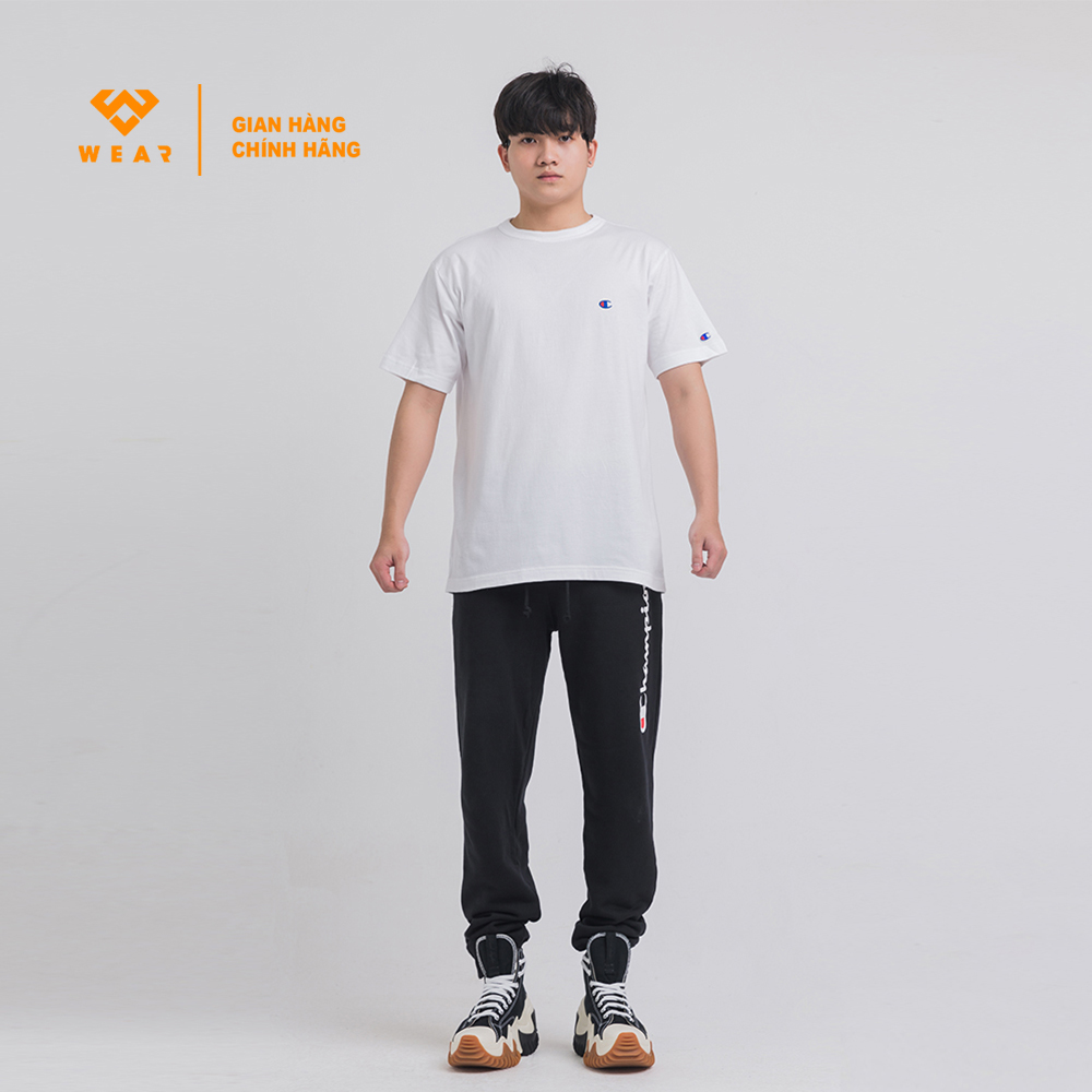 Áo Champion JP C Logo Tee - White - C3P300010