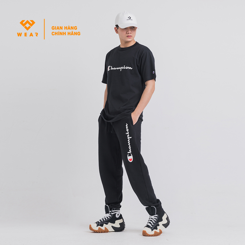 Áo Champion JP Champion Basic Tee - Black - C3P302090