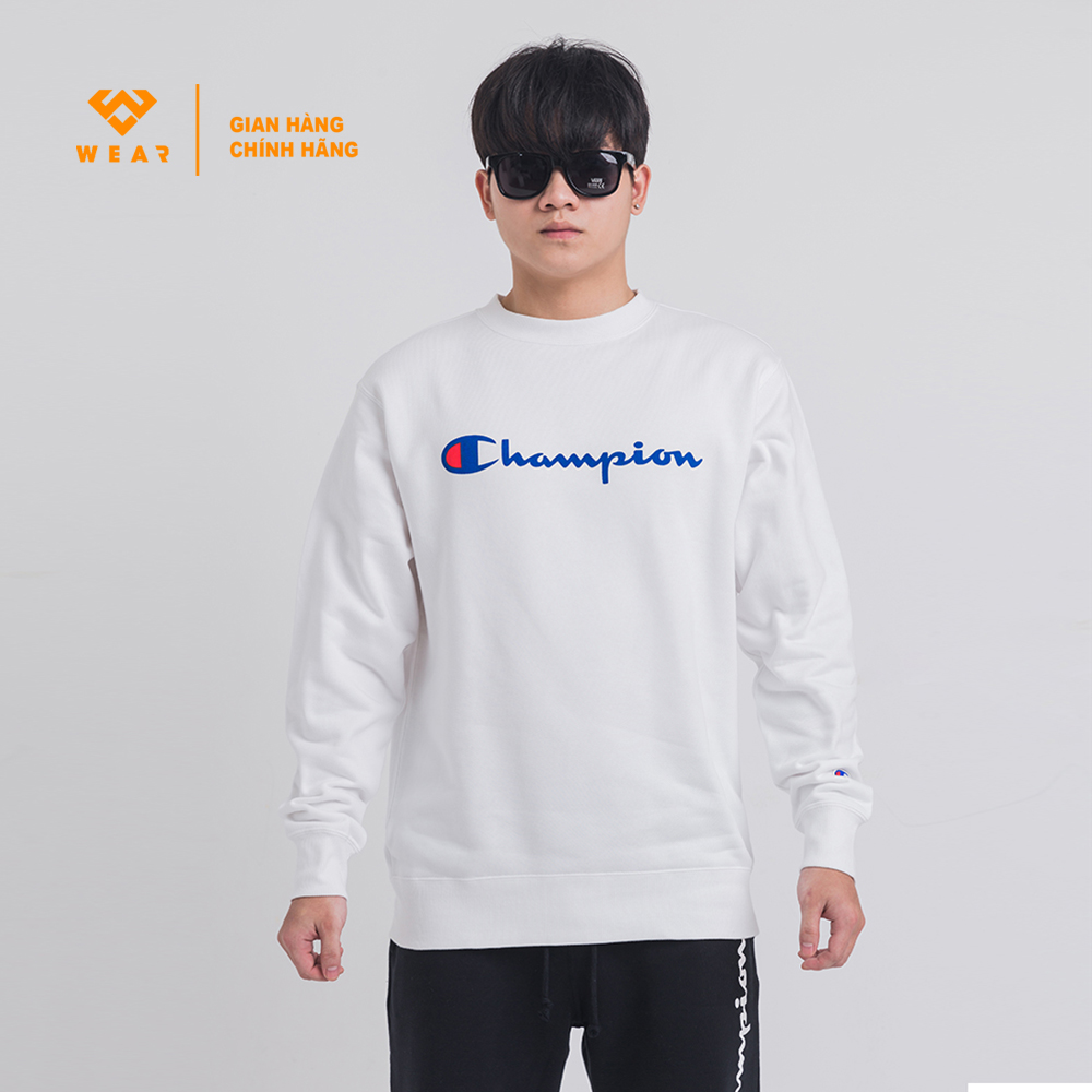 Áo Champion JP Champion Sweatshirt - White - C3Q002010