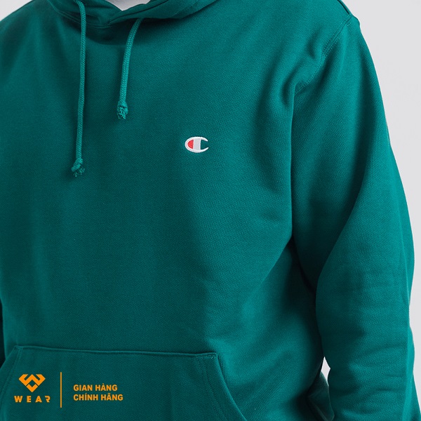 Áo Hoodie Champion JP C Pullover - Green - C3Q101560