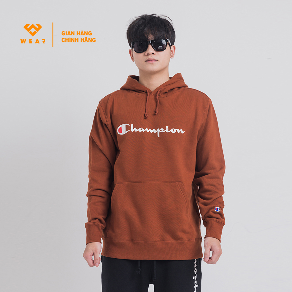 Áo Hoodie Champion JP Pullover - Maroon - C3Q102416