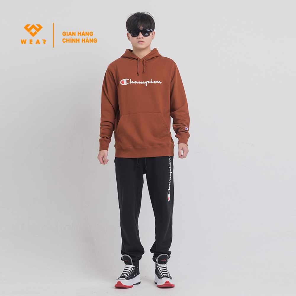 Áo Hoodie Champion JP Pullover - Maroon - C3Q102416