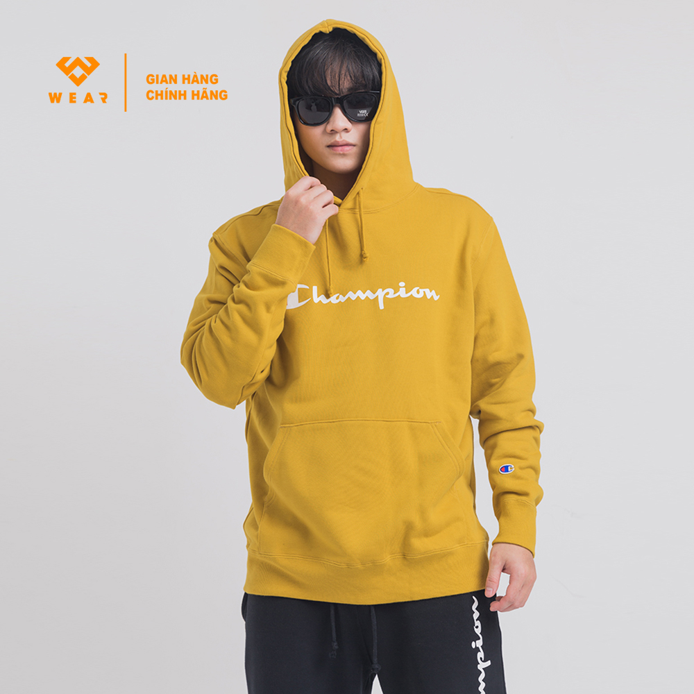 Áo Hoodie Champion JP Pullover - Mustard - C3Q102750