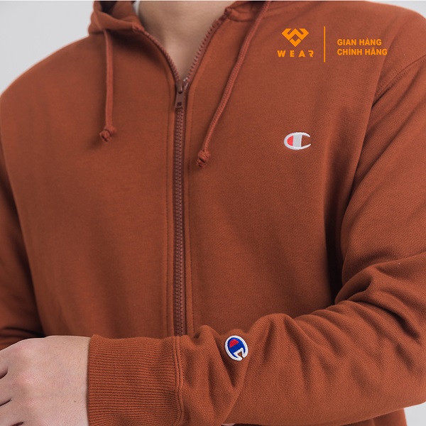 Áo Hoodie Champion JP C Full Zip - Maroon - C3Q103MAR