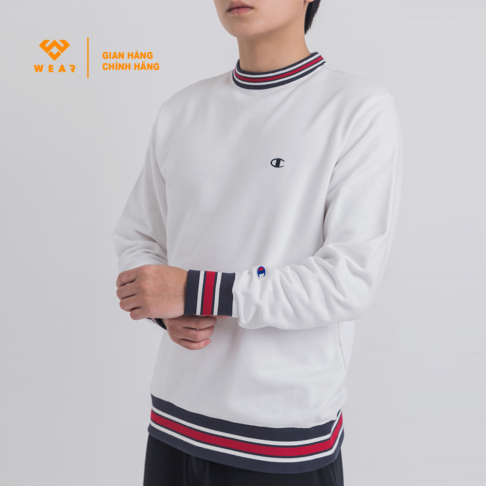 Áo Champion JP C Sweatshirt - White - C3T001WHT