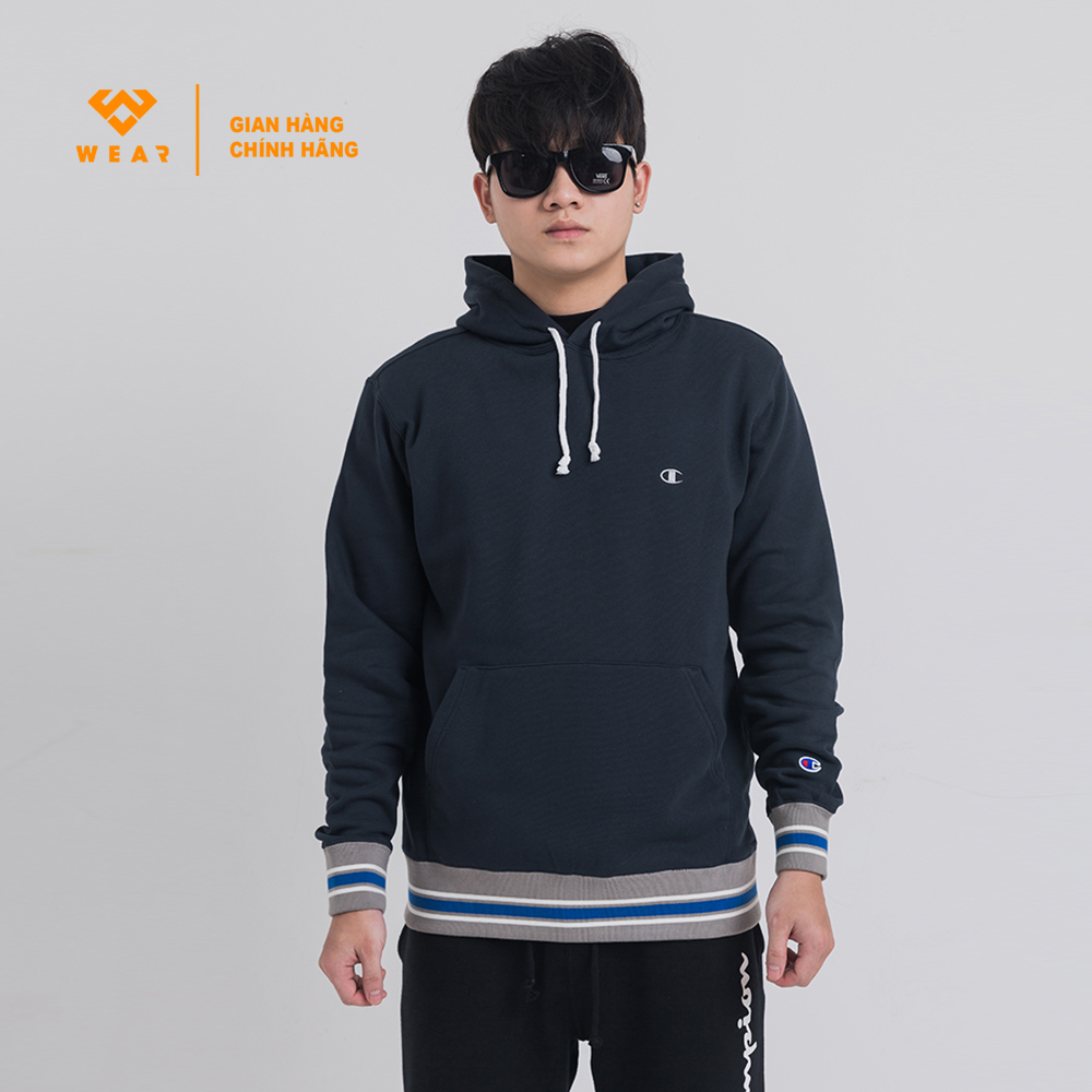 Áo Hoodie Champion JP Hooded Sweatshirt - Navy - C3T101NVY