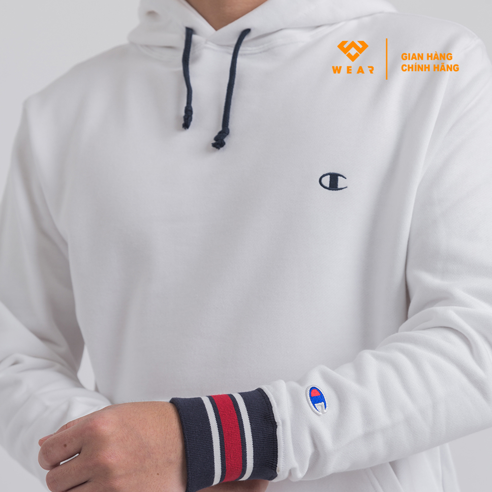 Áo Hoodie Champion JP Hooded Sweatshirt - White - C3T101WHT