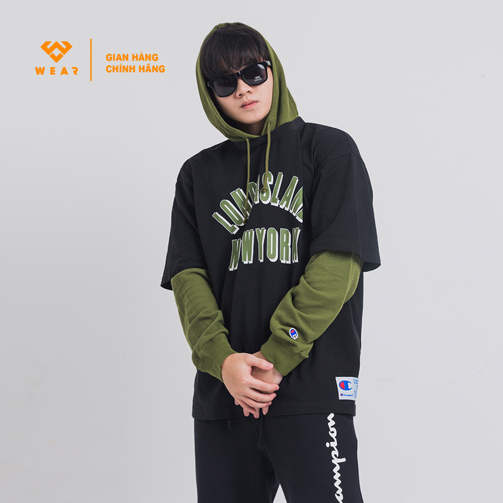 Áo Hoodie Champion JP Hooded Shirt - Black - C3U412BLK