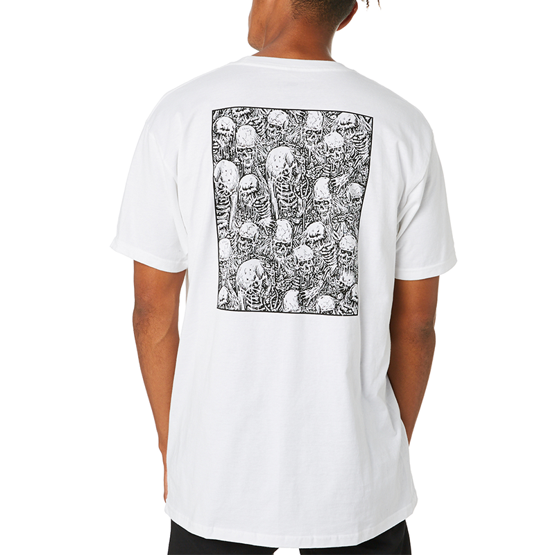 Áo Vans Forgotten Bones Tee - White - VN0A454PWHT