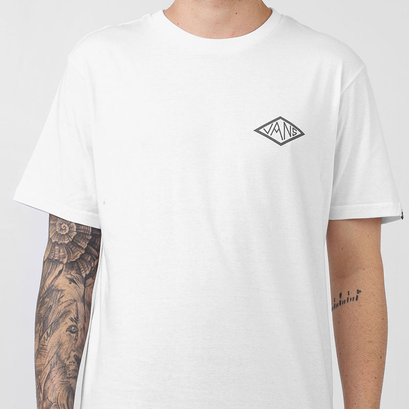 Áo Vans Dak Diamond Tee - White - VN0A49Q9WHT