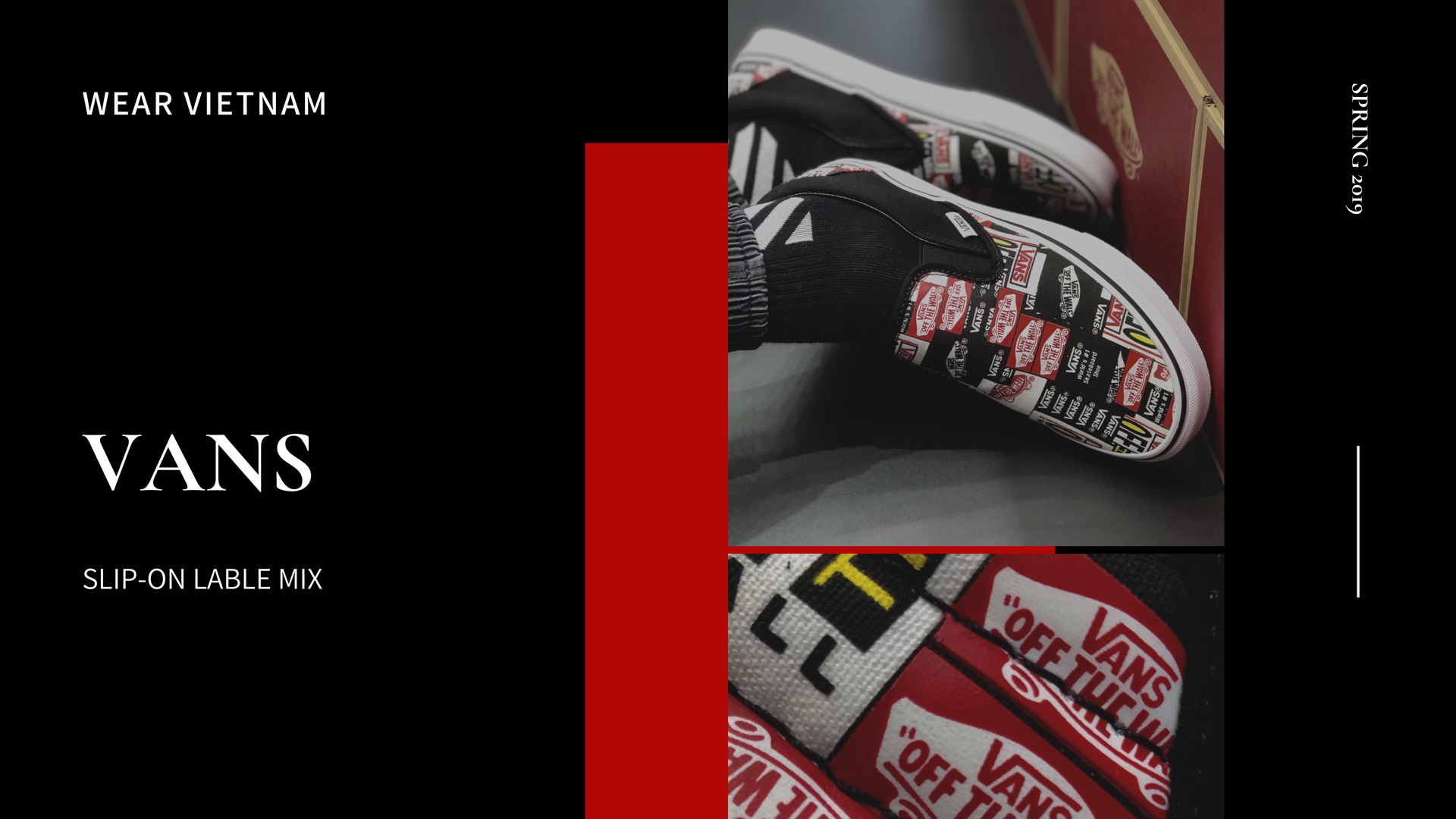 Giày Vans Slip-On Label Mix - VN0A4BV3V9A