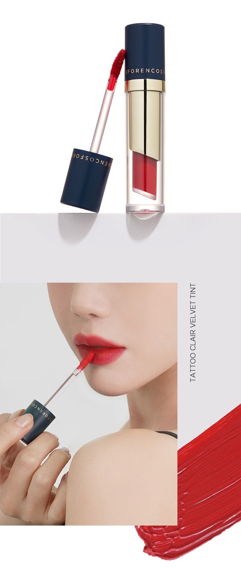 Son Môi Cao Cấp Forencos Tattoo Claire Velvet Tint Màu Gala