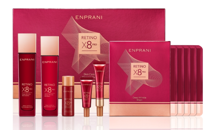 Bộ 2 sản phẩm cơ bản Enprani Retinoate X8 Pro